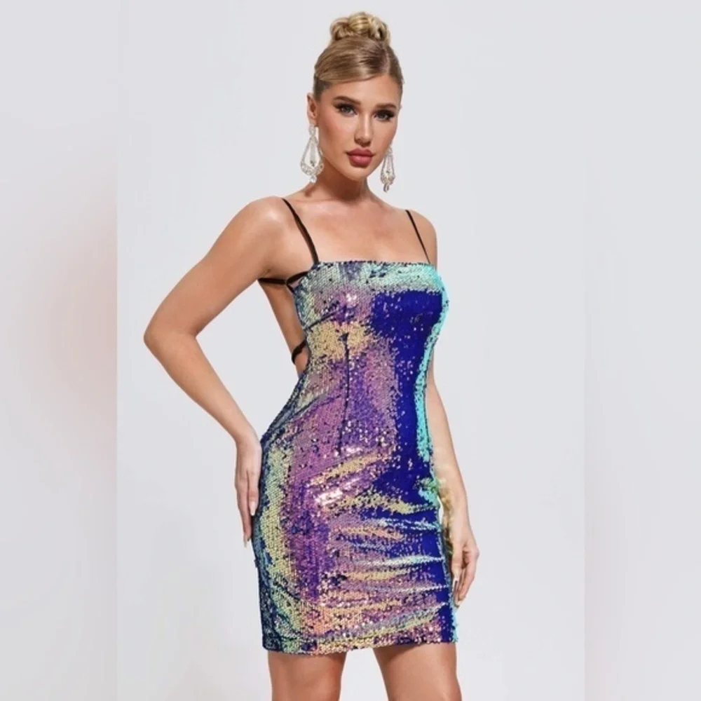 BELLA BARNETT MANIK SEQUIN MINI DRESS - Picture 1 of 15